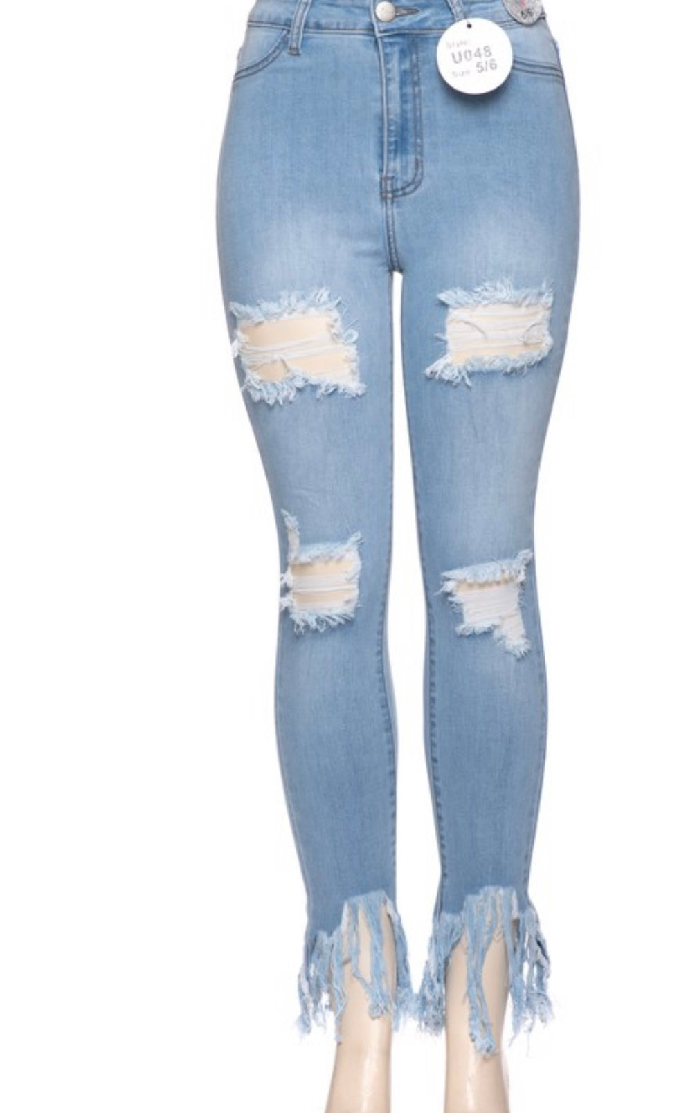 High Waisted Skinny Jeans