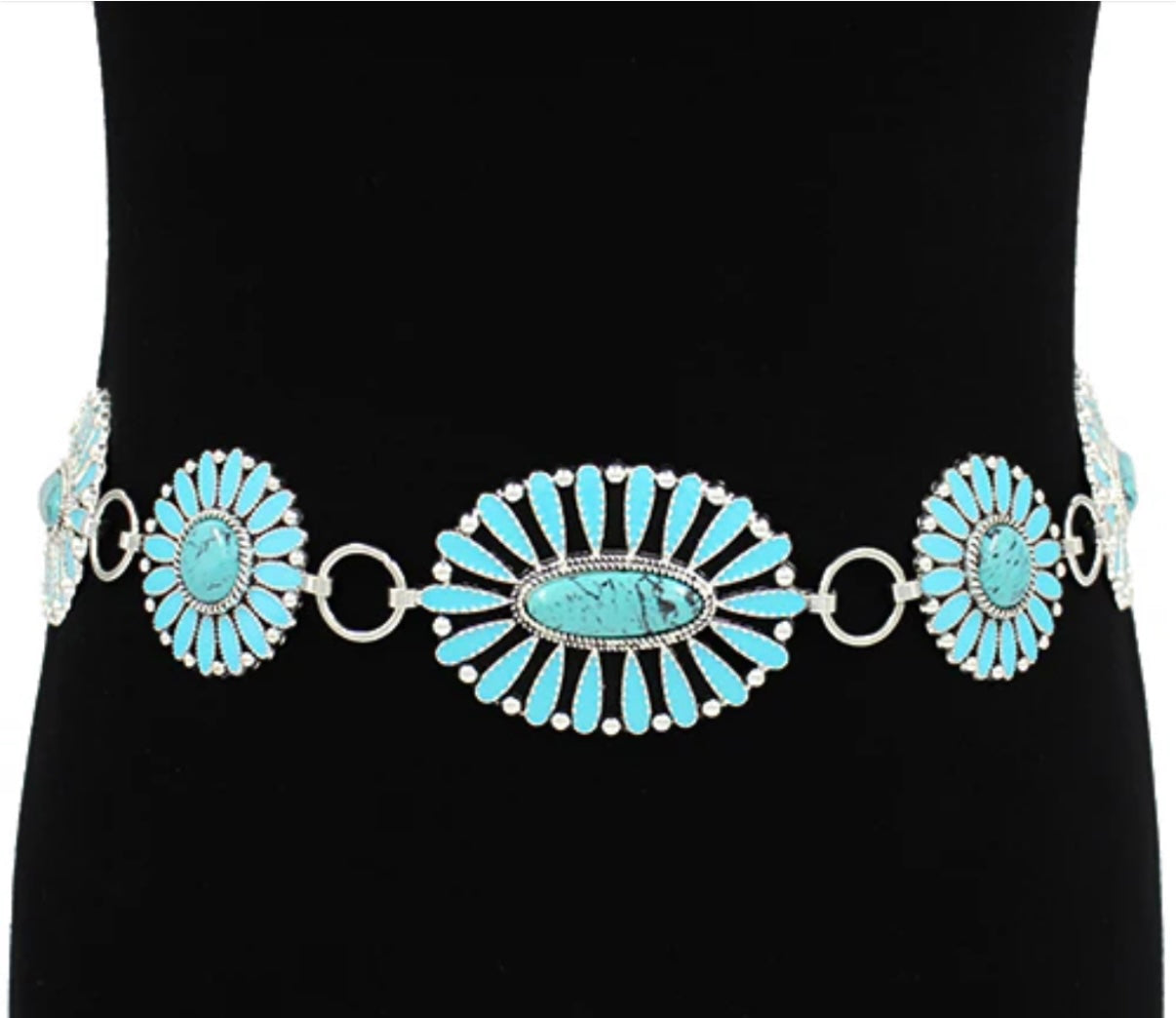 Western Style Stone Belt b/b