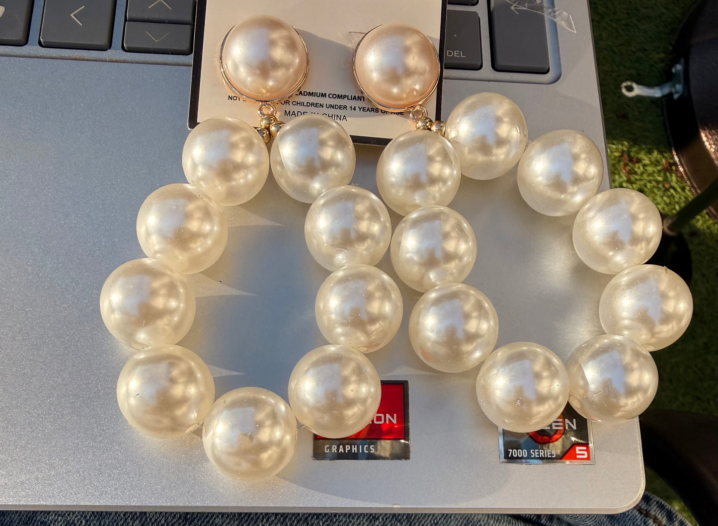 Dangle Pearl Earring