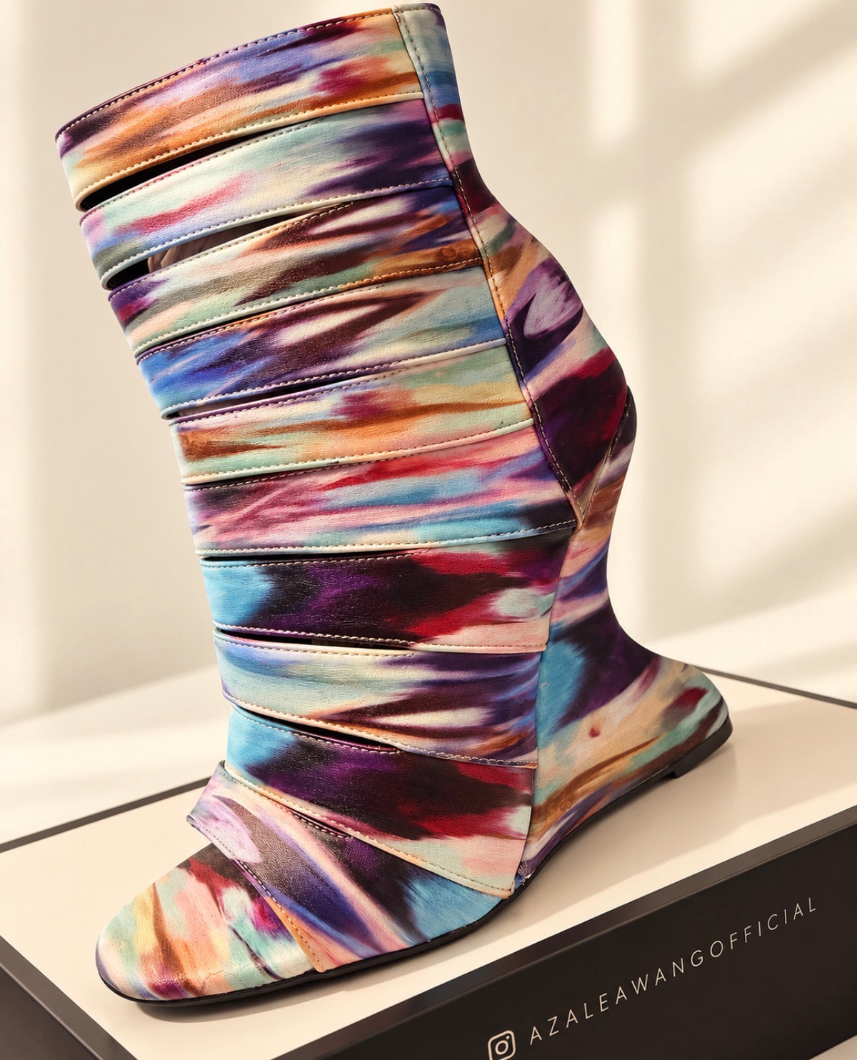 Wedge Color Print Heel A 10