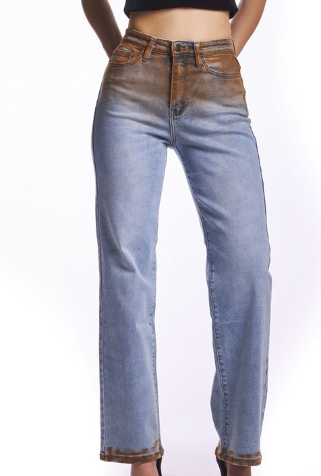 High Waisted, Straight Leg