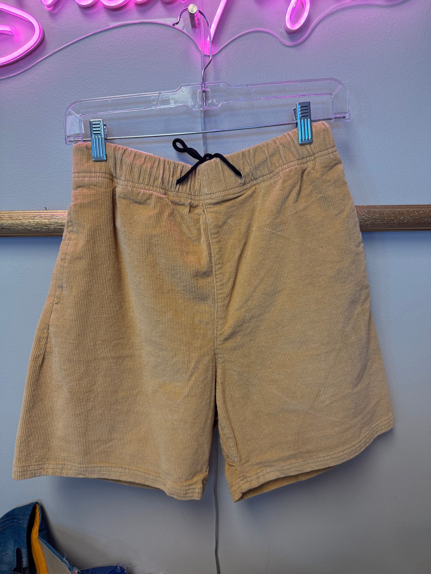 Carduroy Shorts Men Brown