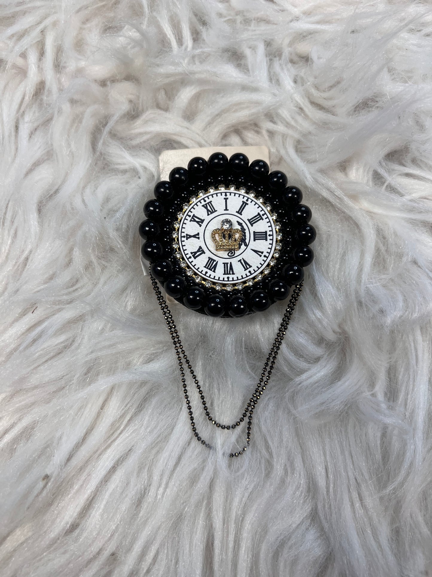 Vintage Clock Brooch