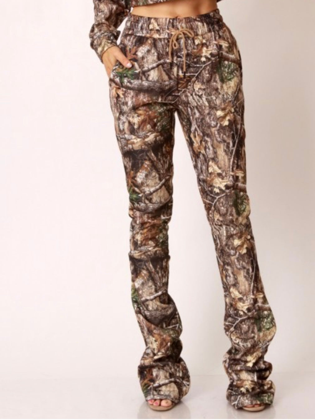 Leopard Print Stacked Bottoms