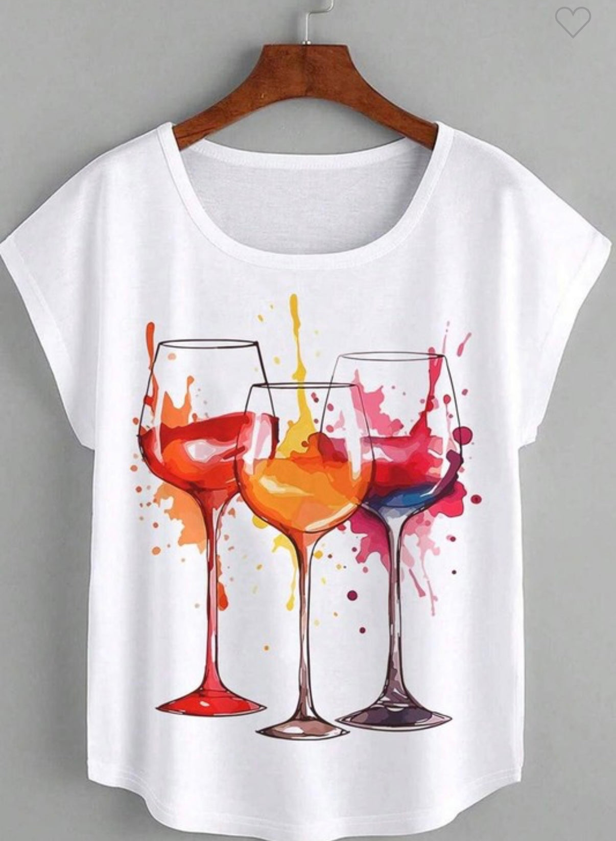 Graphic Tee: High Heel Fashion Top White/Wine