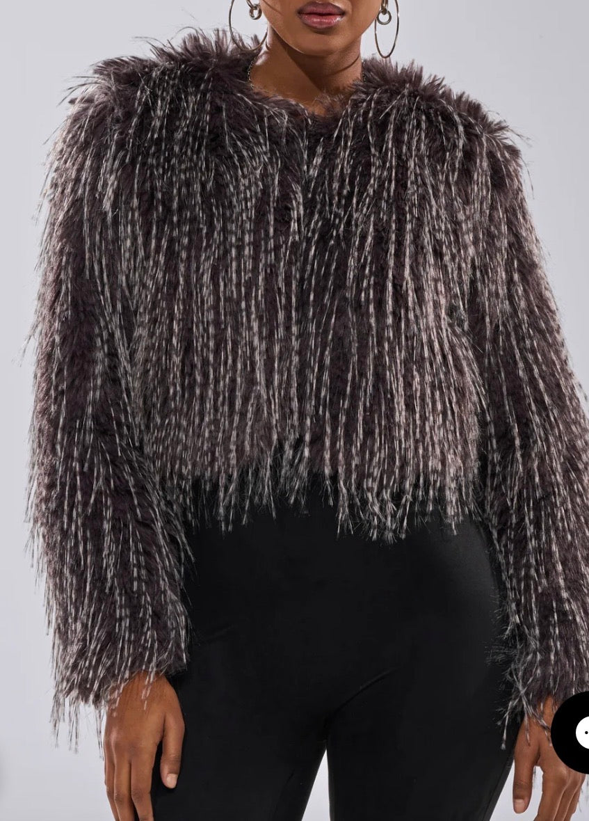 Faux Fur Jacket