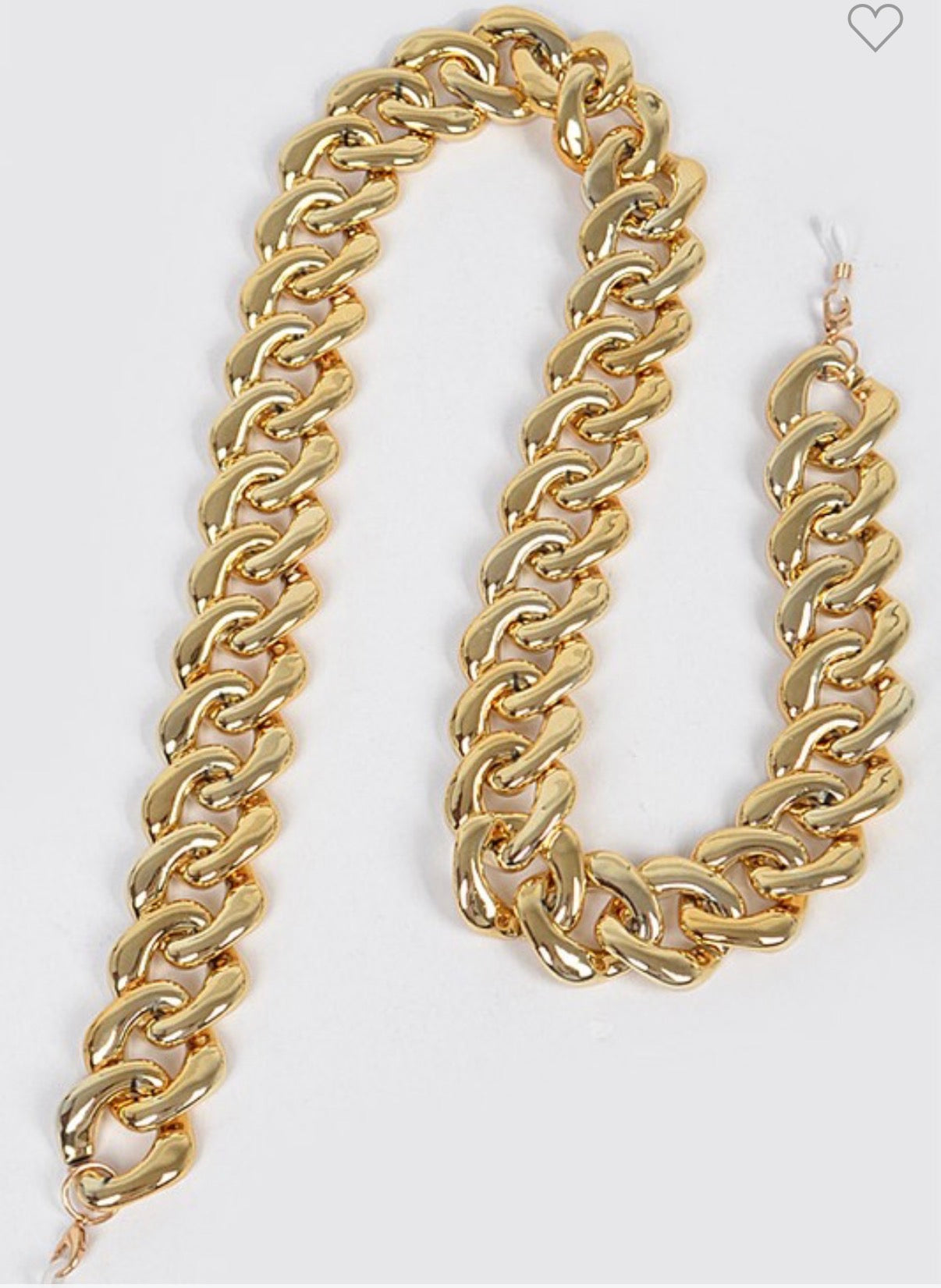 Chunky Gold Chain Sunglasses Strap