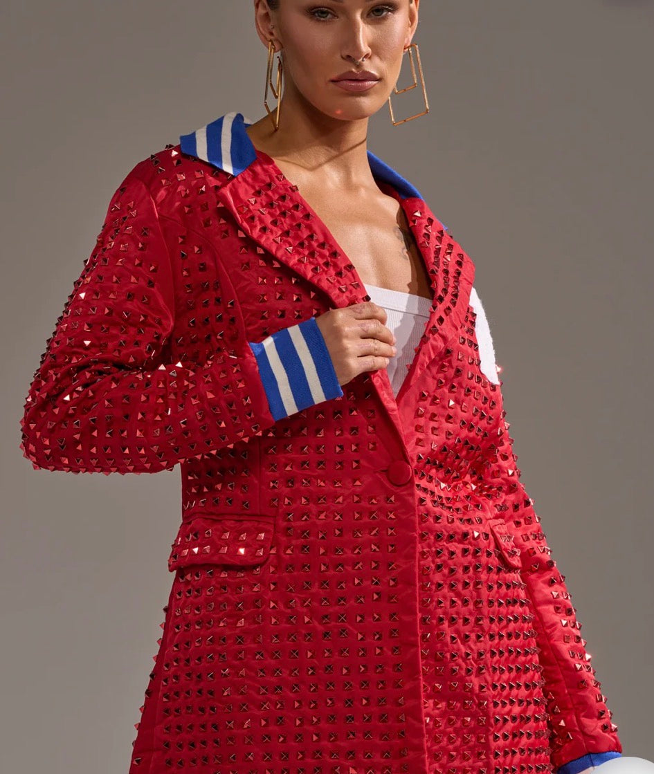 Blazer Red Blue A