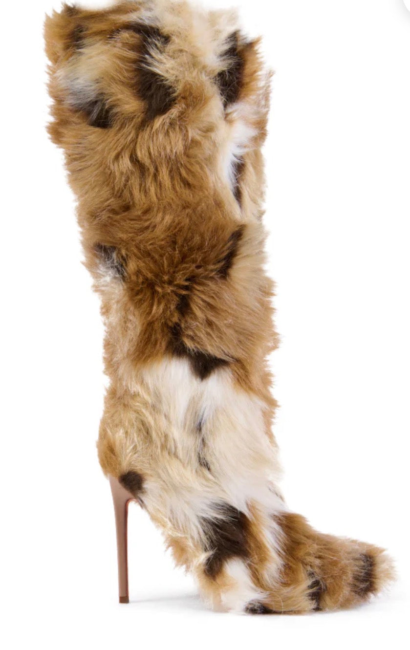 Long Furry Boot A
