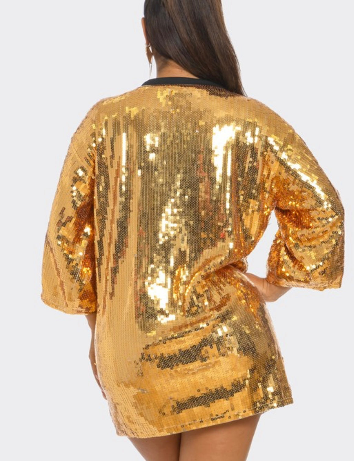 The Day Born To Be Spoiled' Sequins Dress One Size