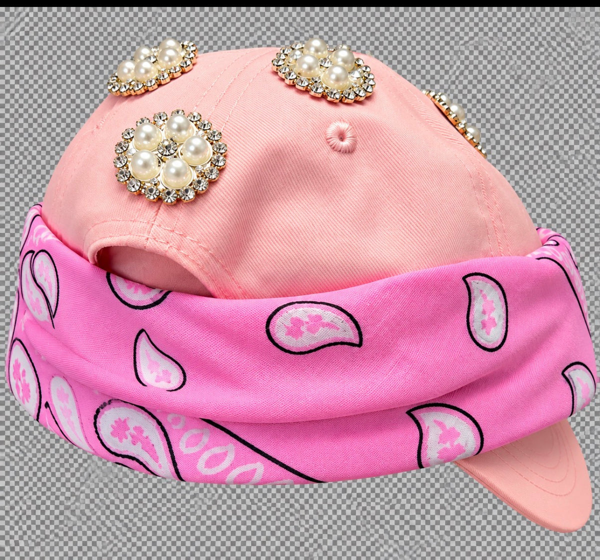 STONE Blinge Pink Hat A