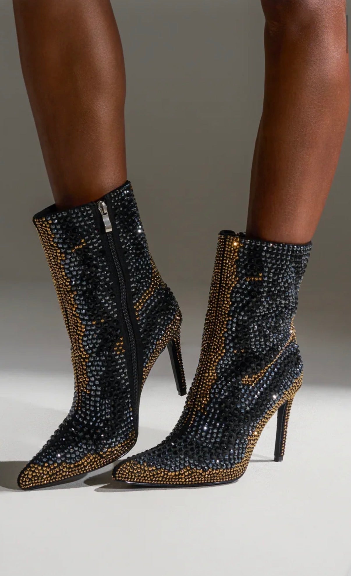 Bling Bootie Gold/Black A