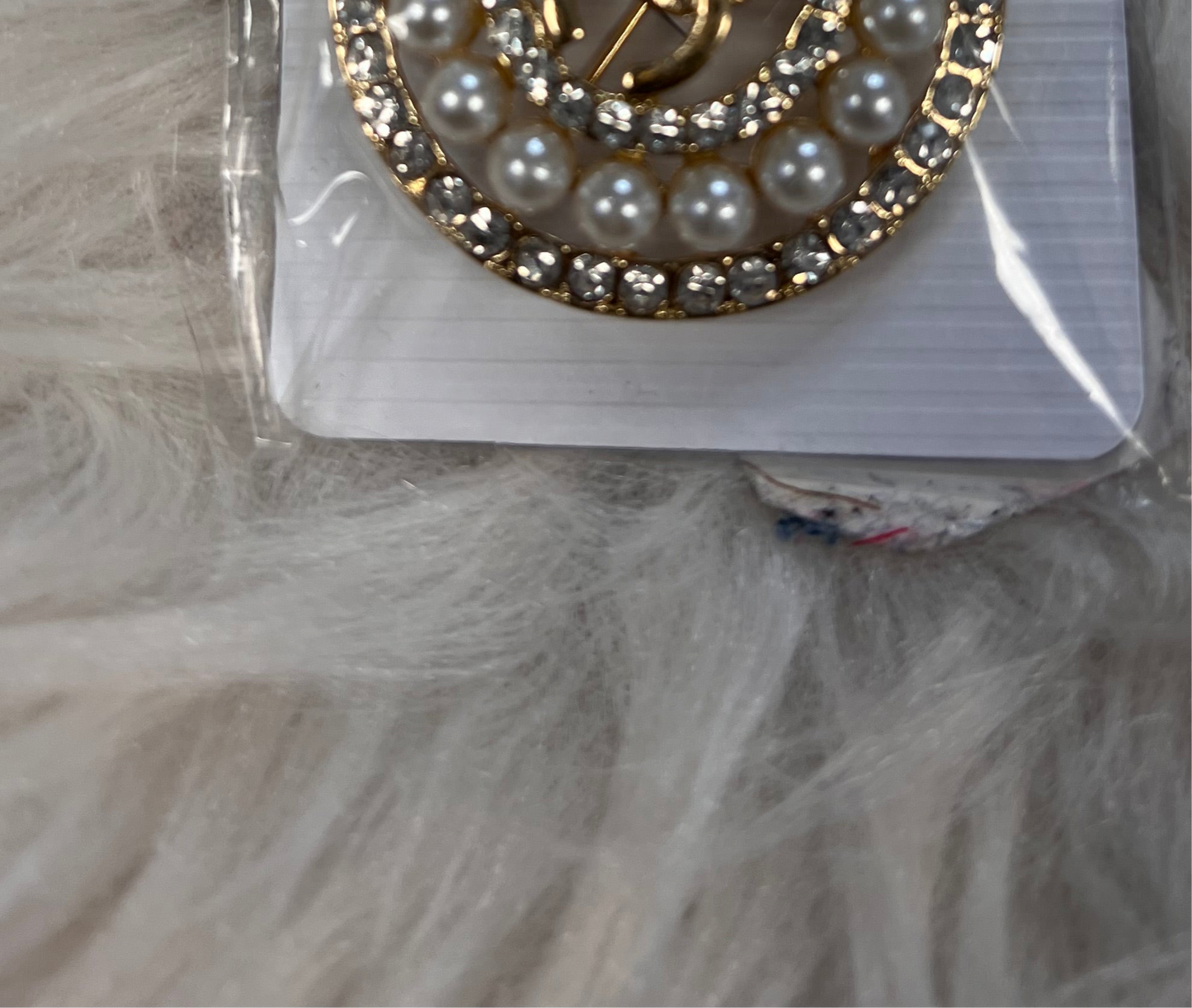 C Brooch Pears/Bling N