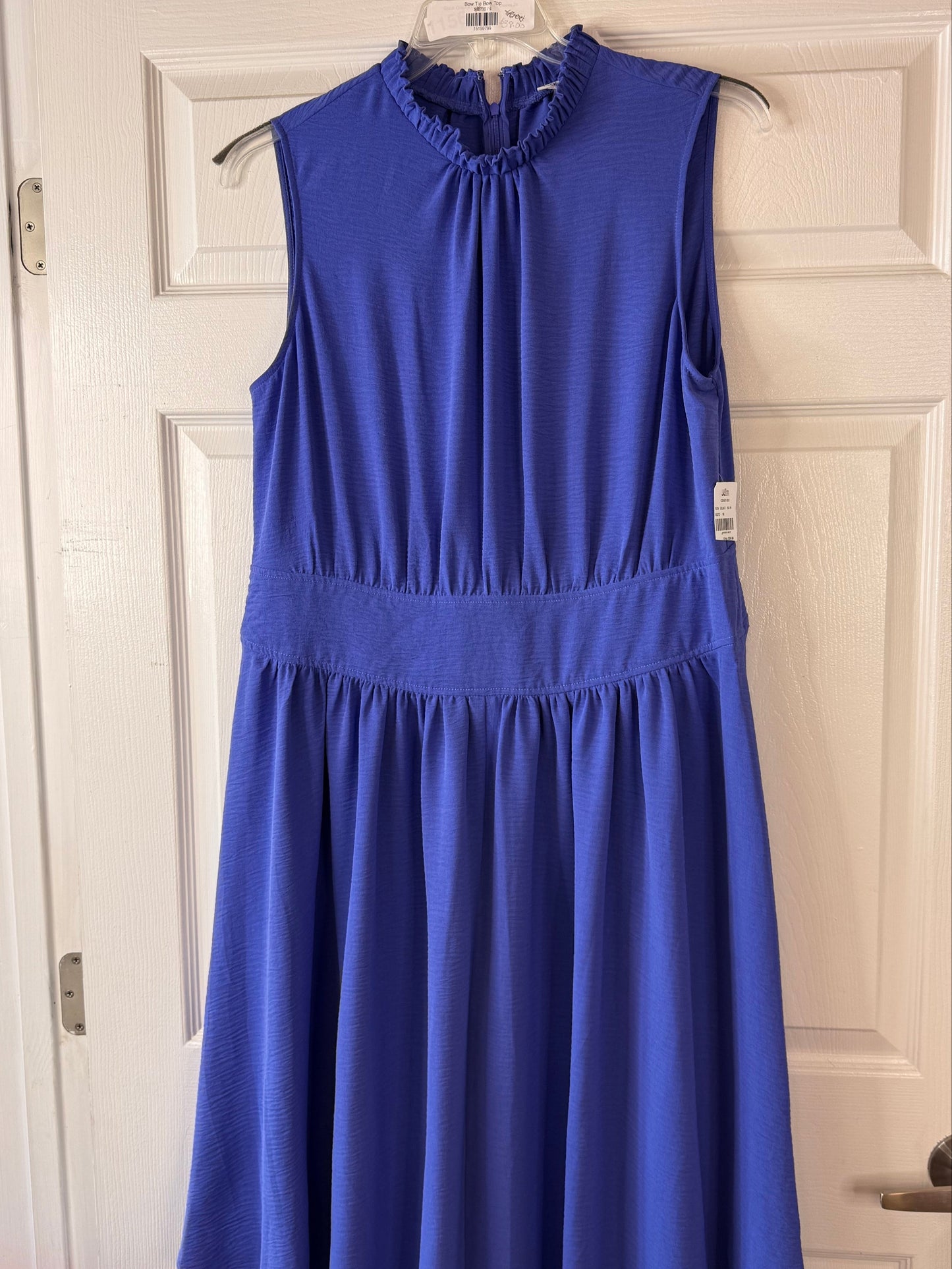 Purple Sleeveless Dress 16