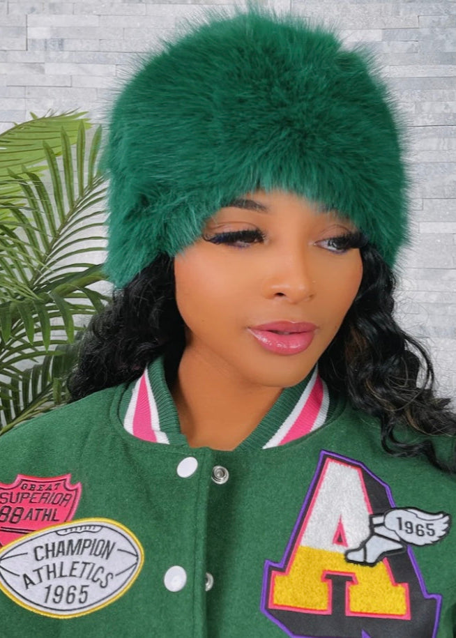Faux Fur Hat One Size