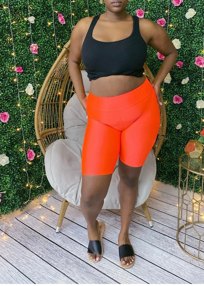 Biker Shorts Coral
