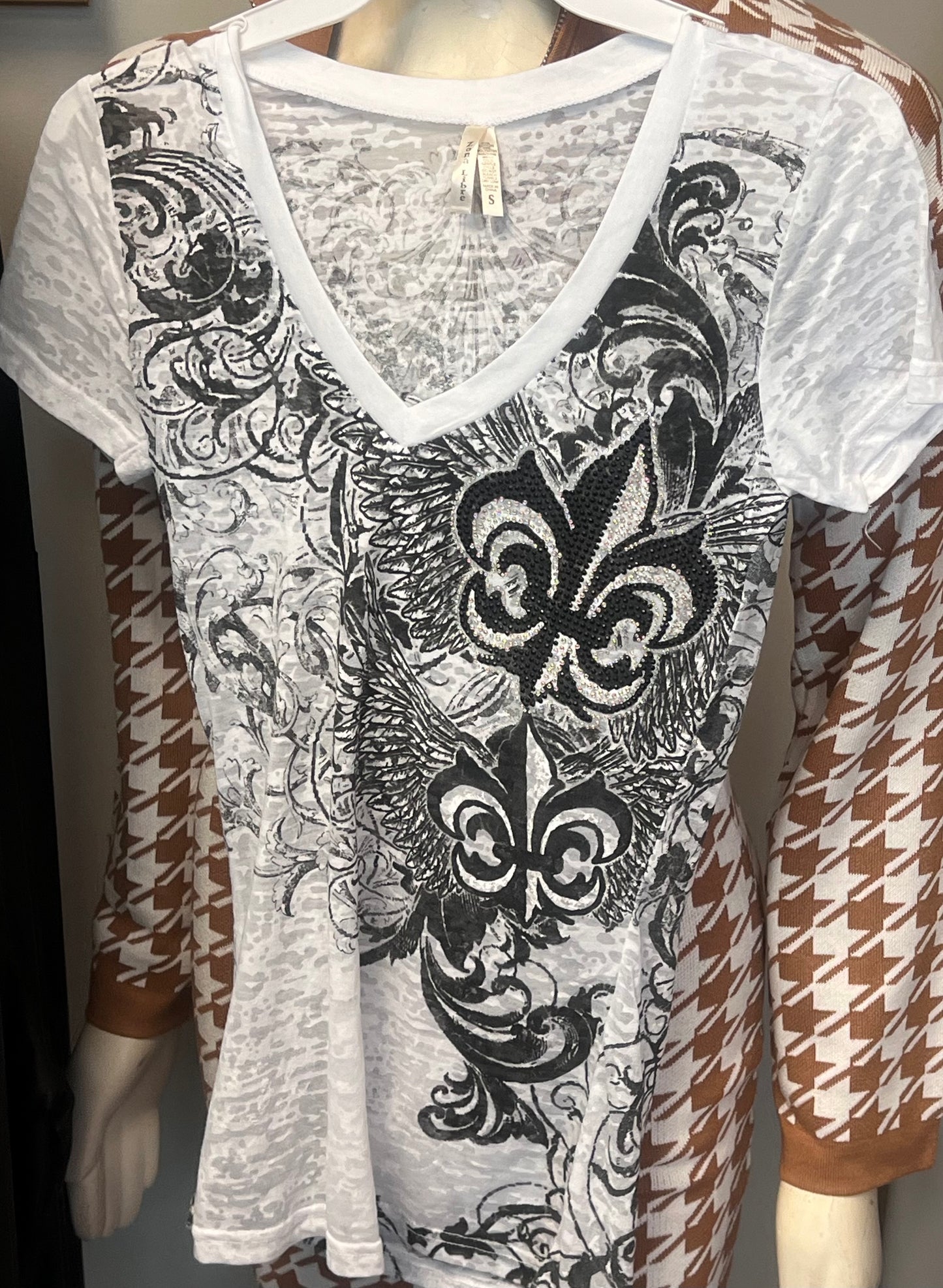 White CromH V T-Shirt