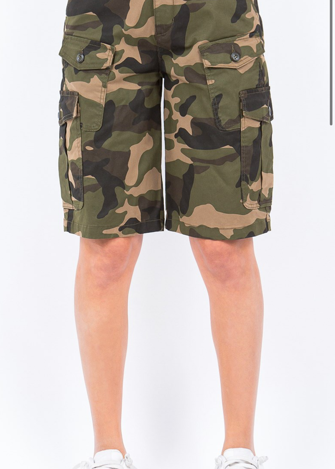MULTI POCKET SLIM BERMUDA SHORTS