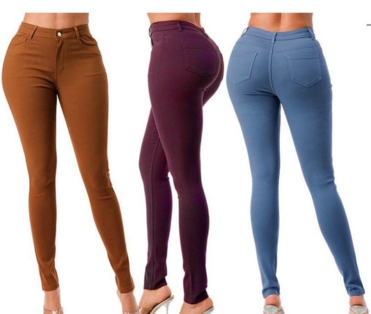Colorful Stretch Jeans (Plus) MM/ND Mauve NA