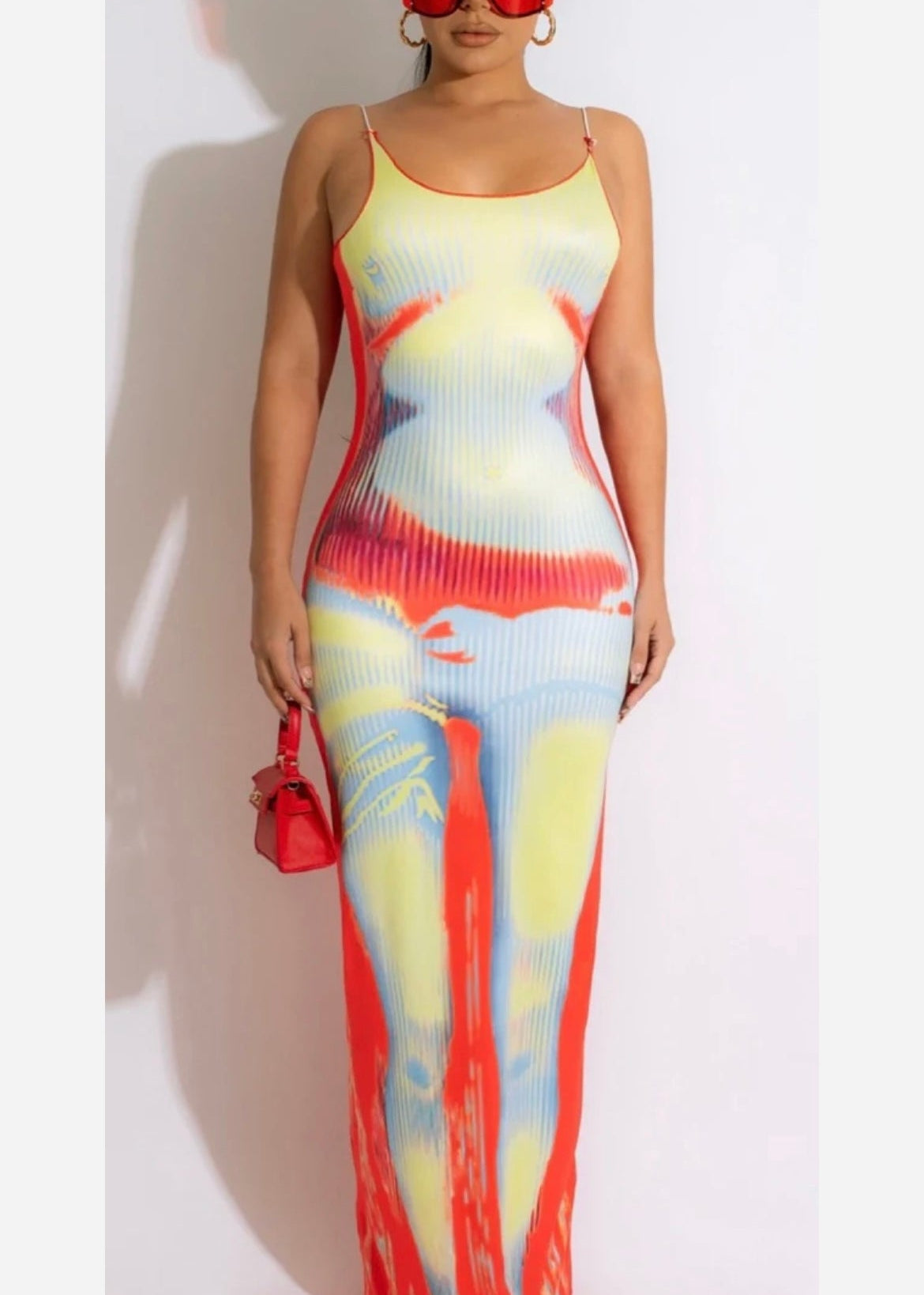 Radioactive Bodyprint Max Dress