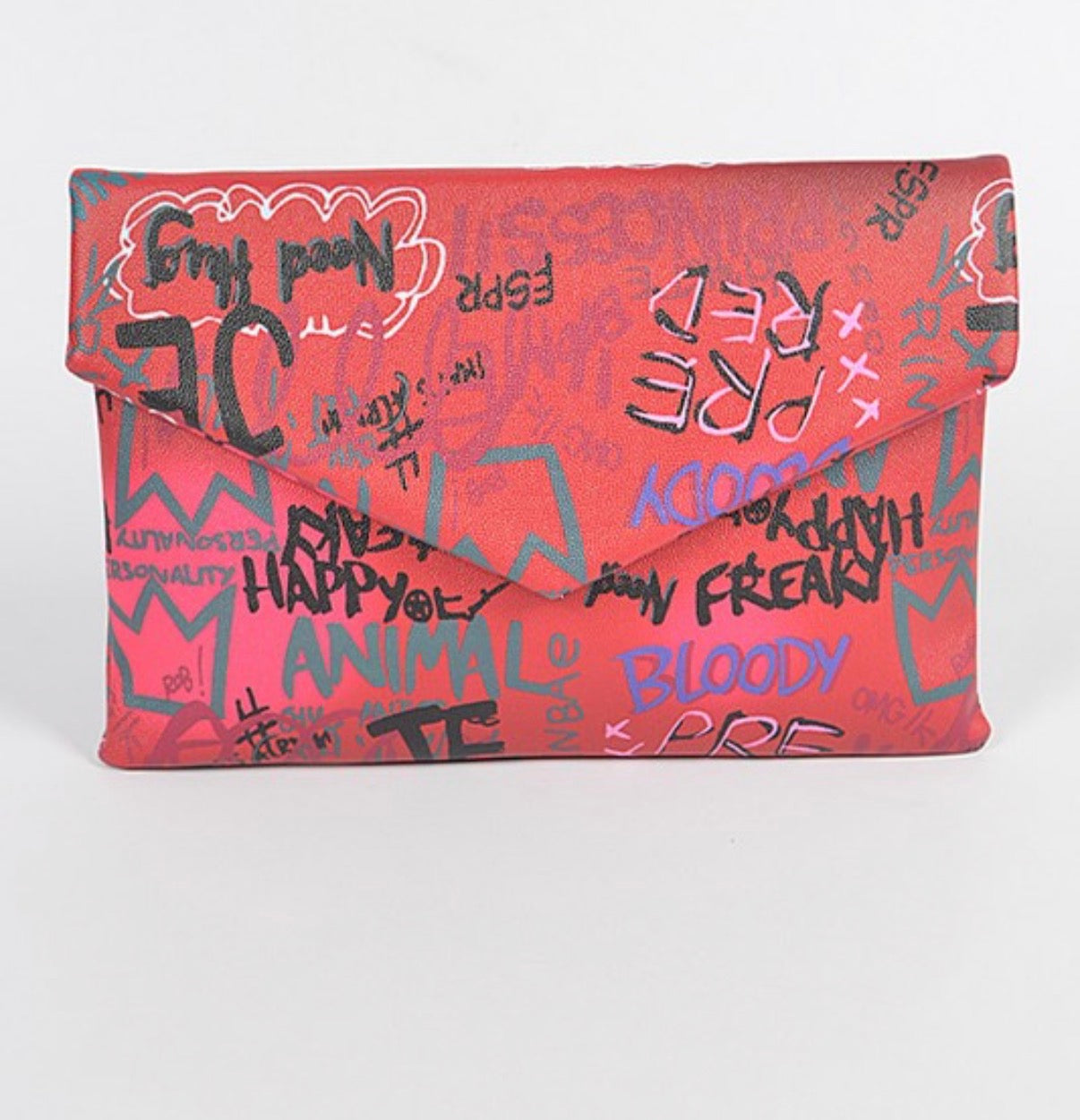 Multi Letter Cross Chain Body Clutch