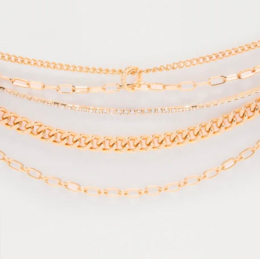 Chocker Three Necklace