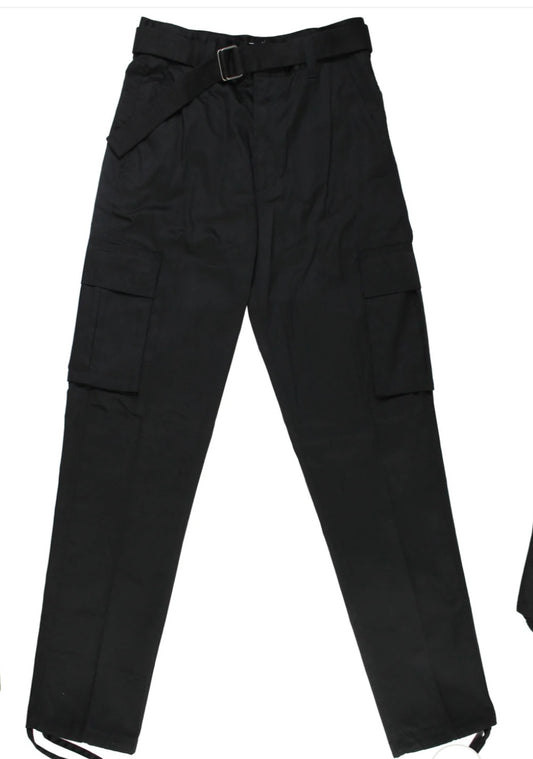 Men Cargo Pants Black