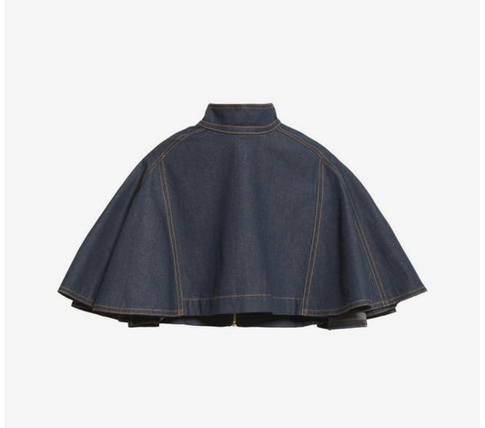 Black Denim Cape s/m