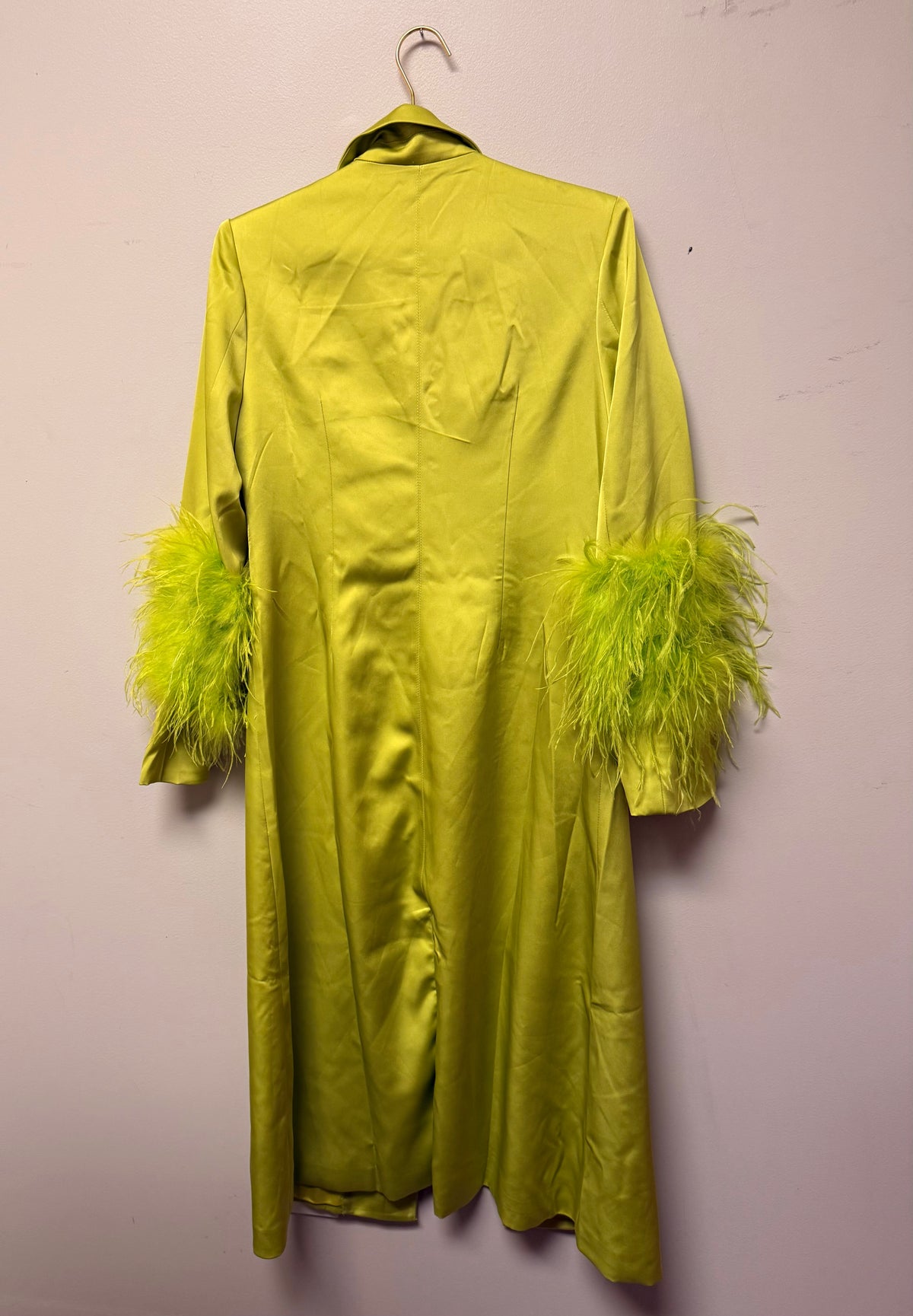 Long  Trench Coat Green A