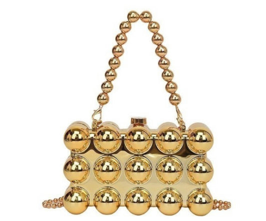 Acrylic Bumpy Clutch Bag