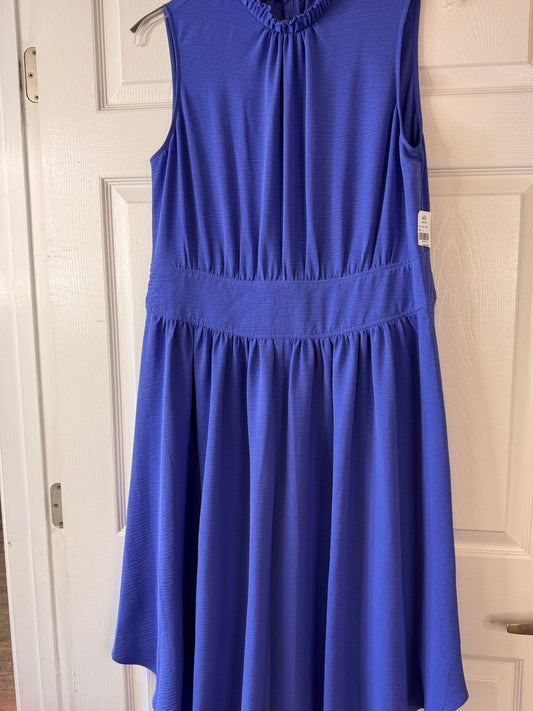 Purple Sleeveless Dress 16