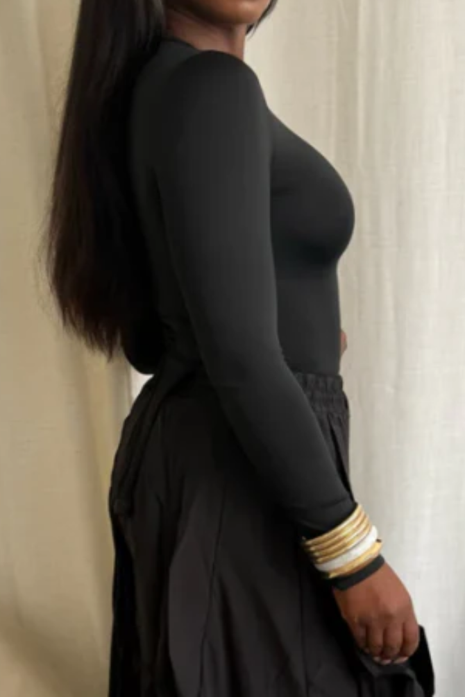 LS Black Bodysuit