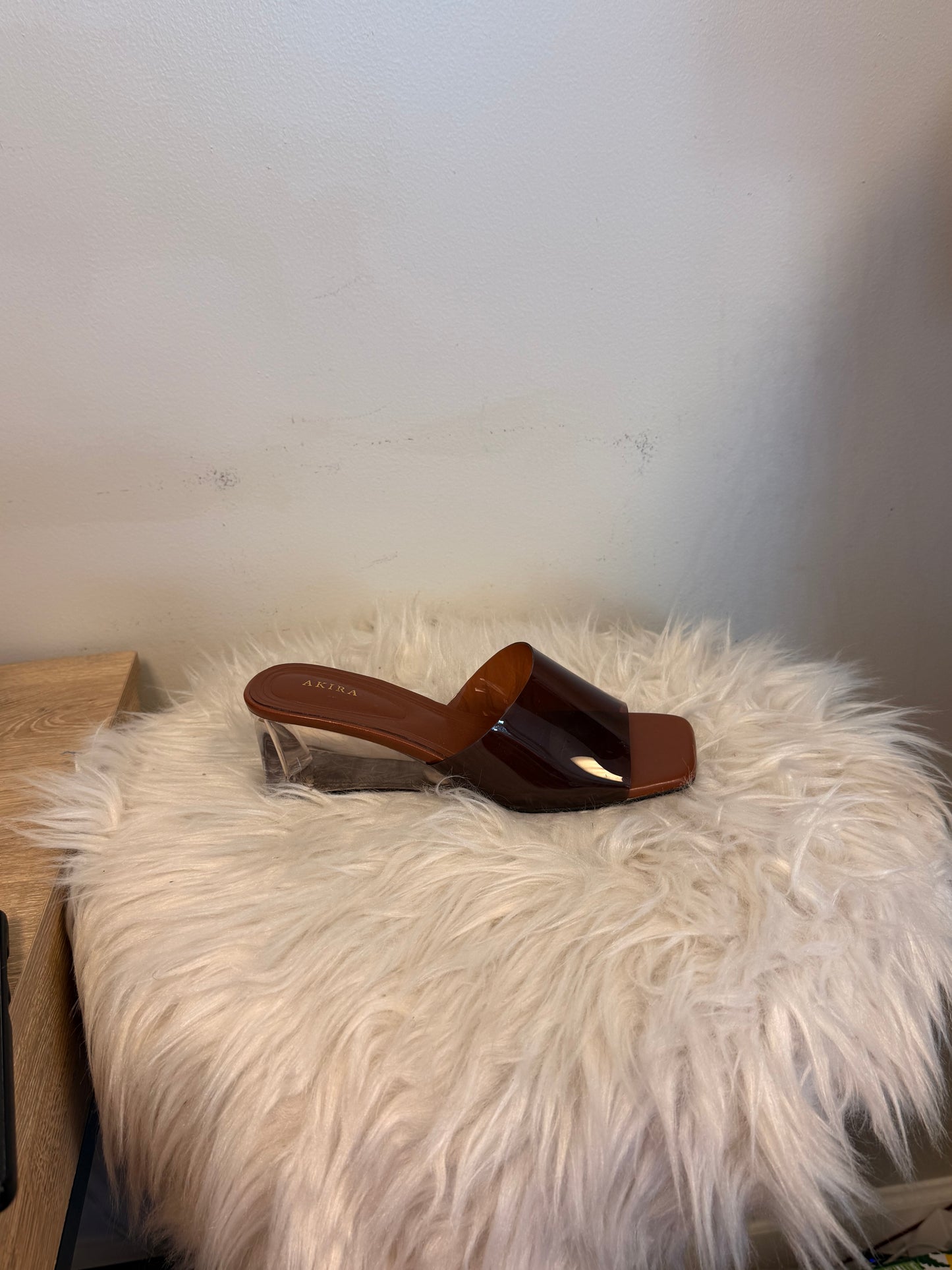 Slip On Wedge Brown