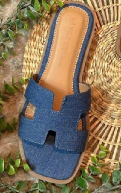 Denim Sandels
