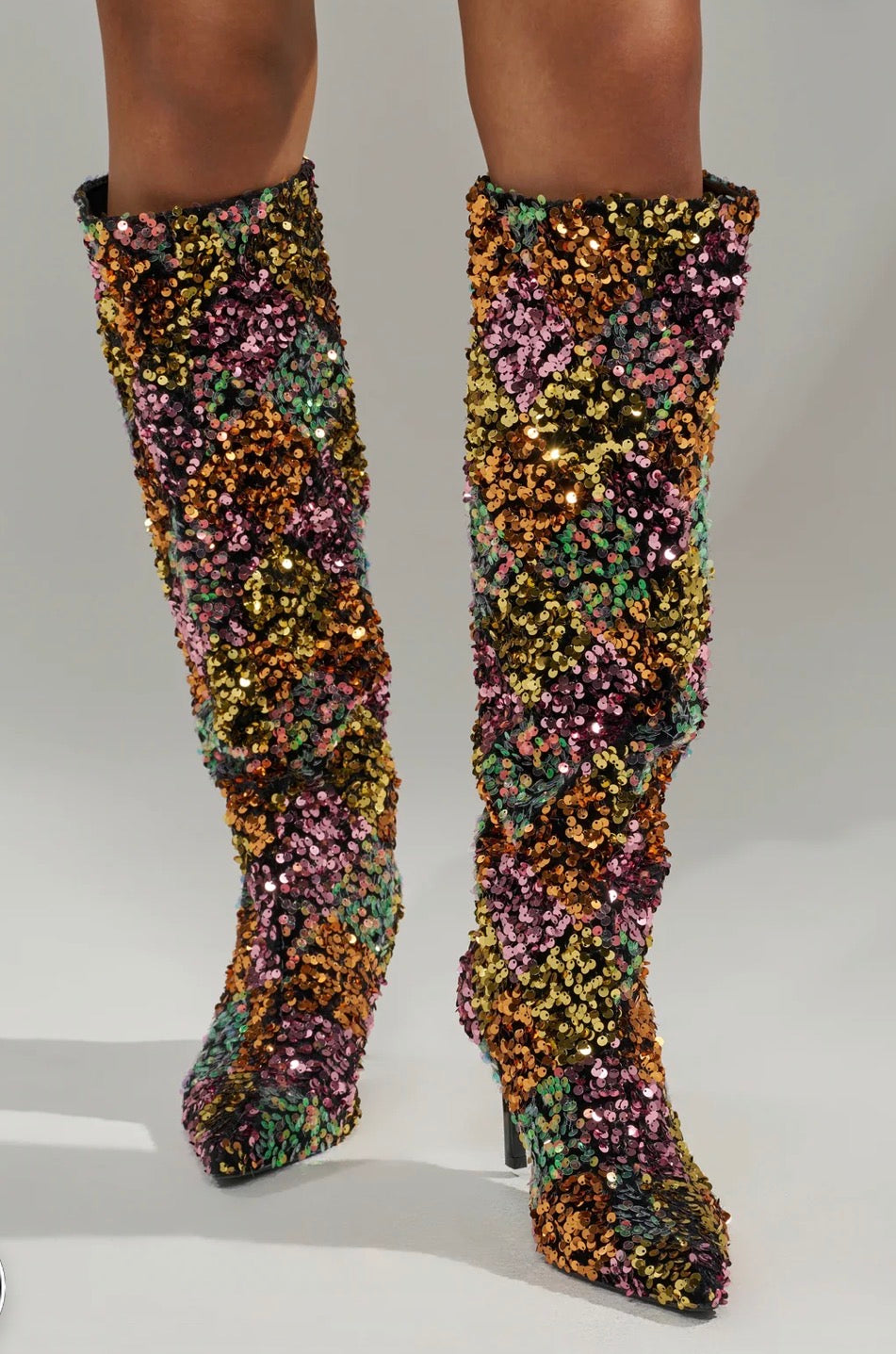 Sequin Boot A