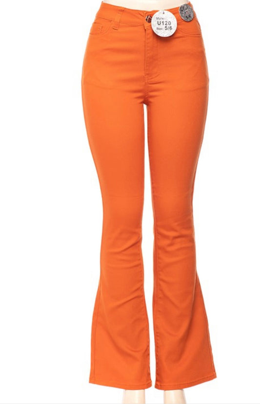 High Waisted Boot Cut Jeans