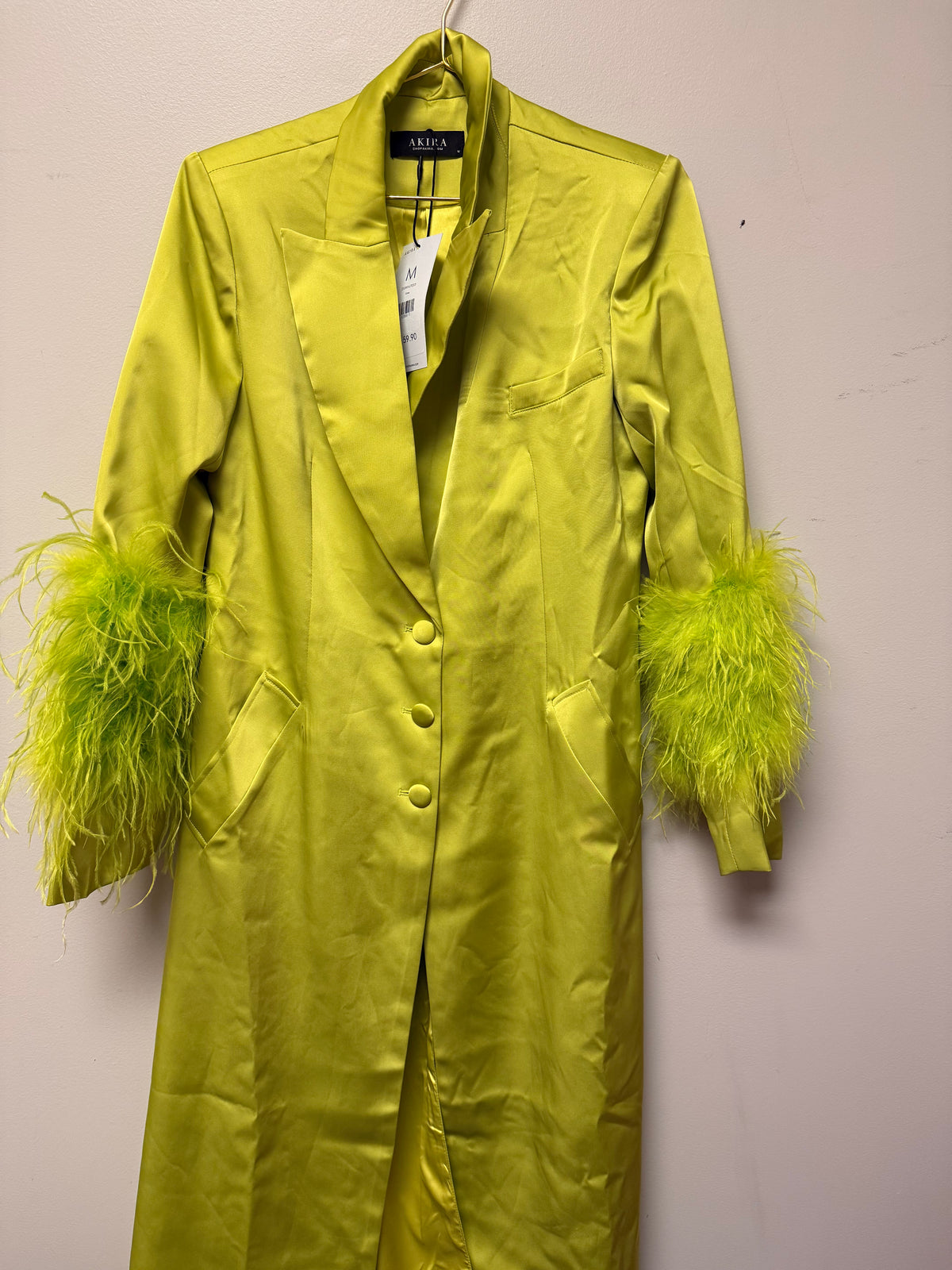 Long  Trench Coat Green A
