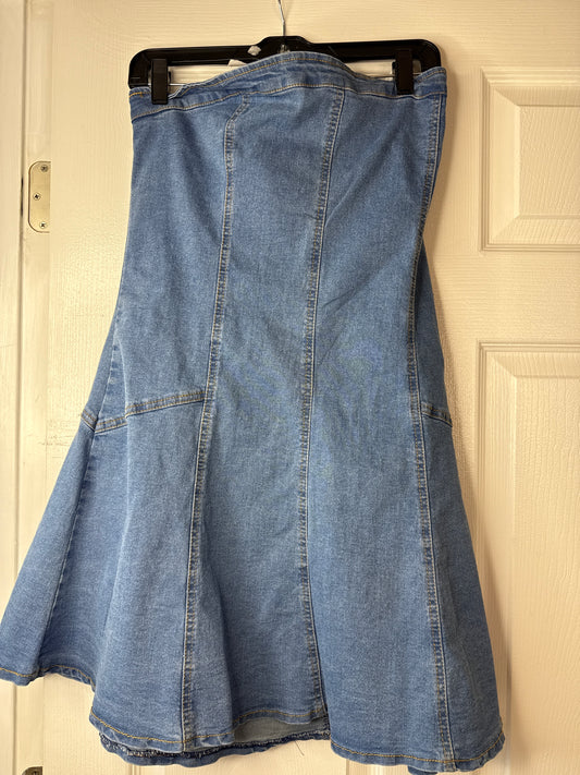 Plus Denim Dress Tub xl L