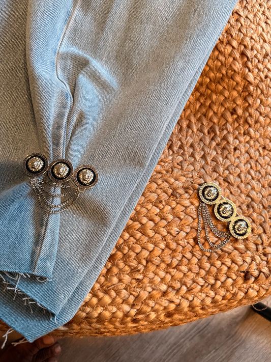 Three Circle Brooch L Heah