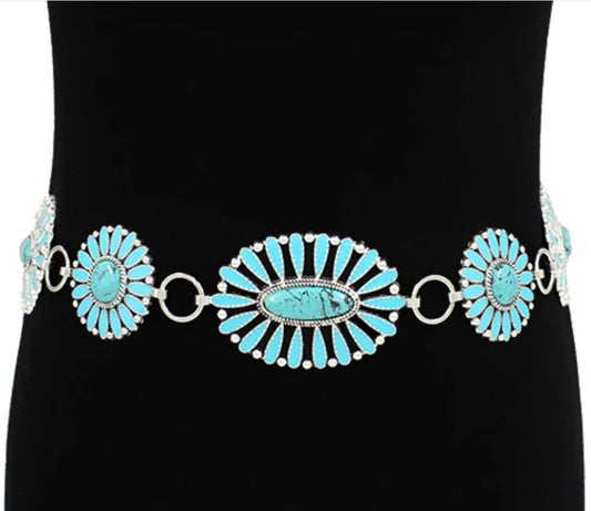 Western  Style Stone Belt b/b