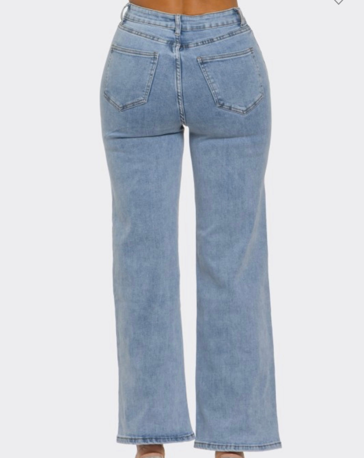 Wide Leg Denim Jeans