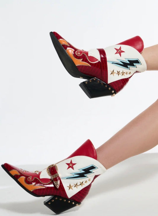 Star Cowboy Booties  A