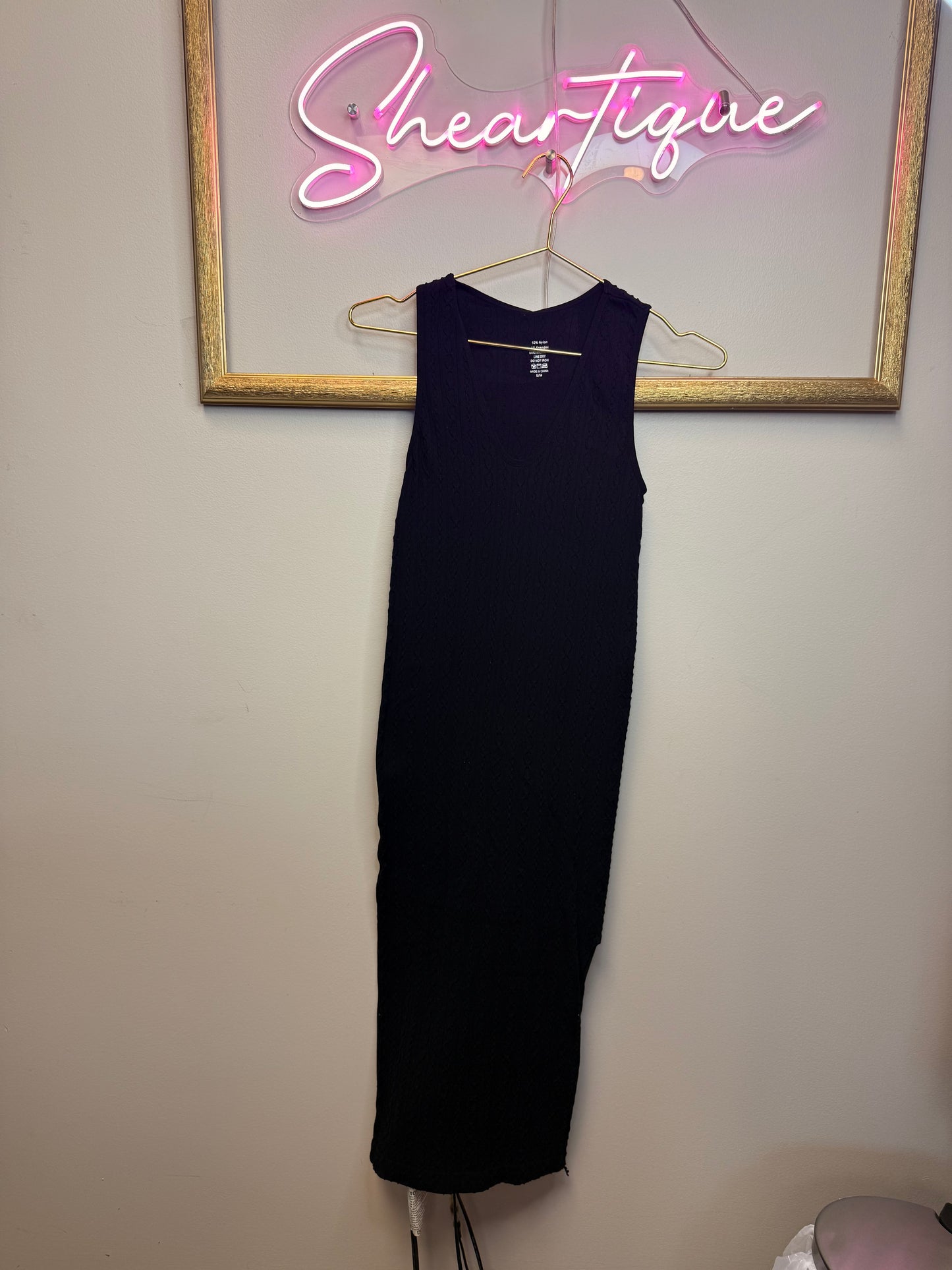 Texture Dress Black