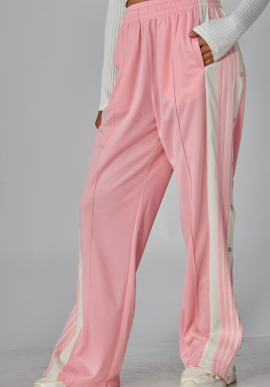 Tear Away Side-snap Track Pants