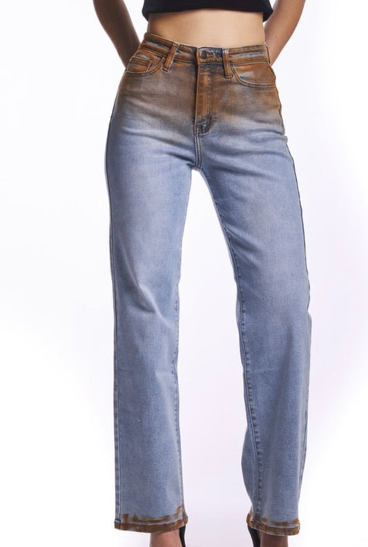 High Waisted, Straight Leg