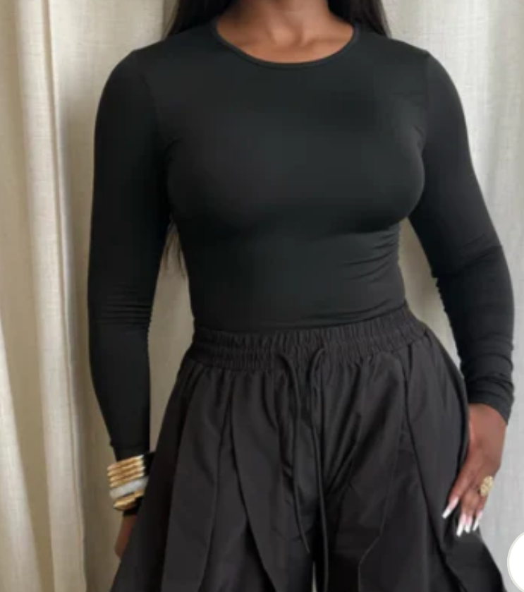 LS Black Bodysuit