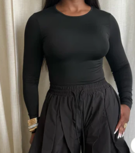 LS Black Bodysuit