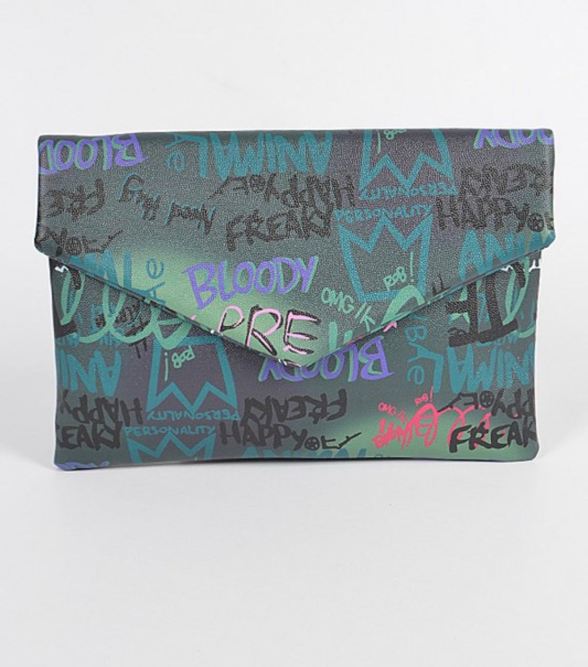 Multi Letter Cross Chain Body Clutch