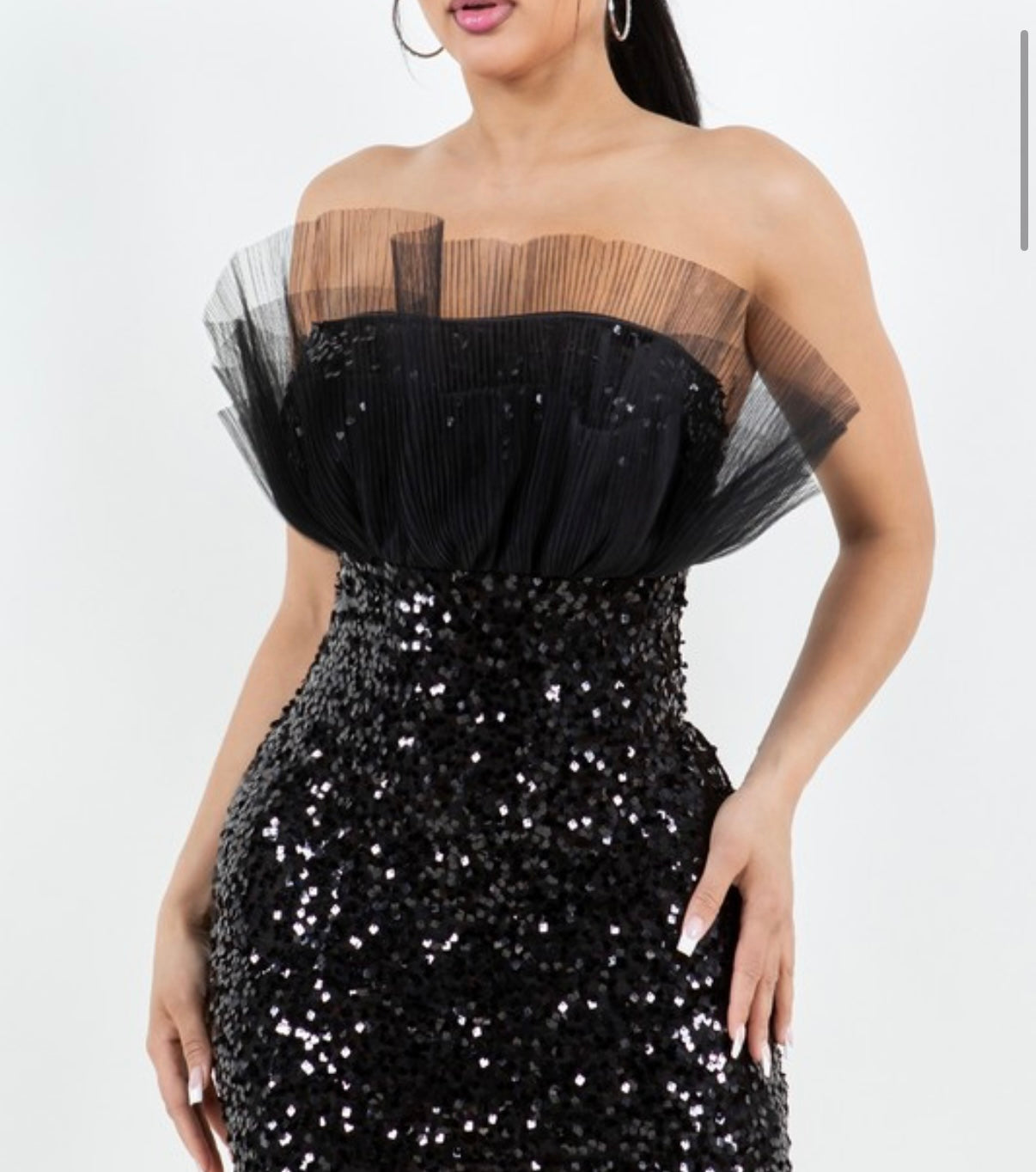 Sequin May Queen Mini Dress