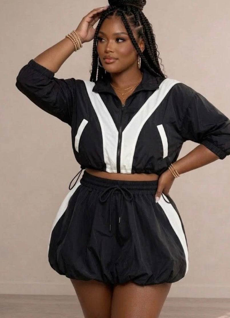 RACK TOP&BUBBLE SKIRT SET